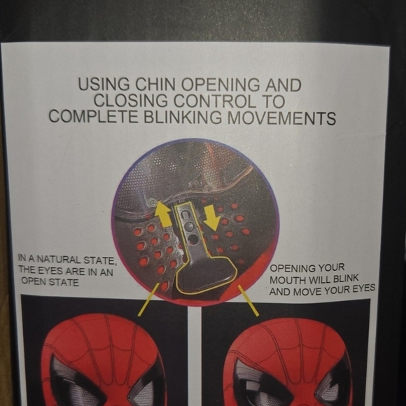 🎀Price Is Firm!🎀 Spiderman Headgear Mask Cosplay - Picture 4 of 6